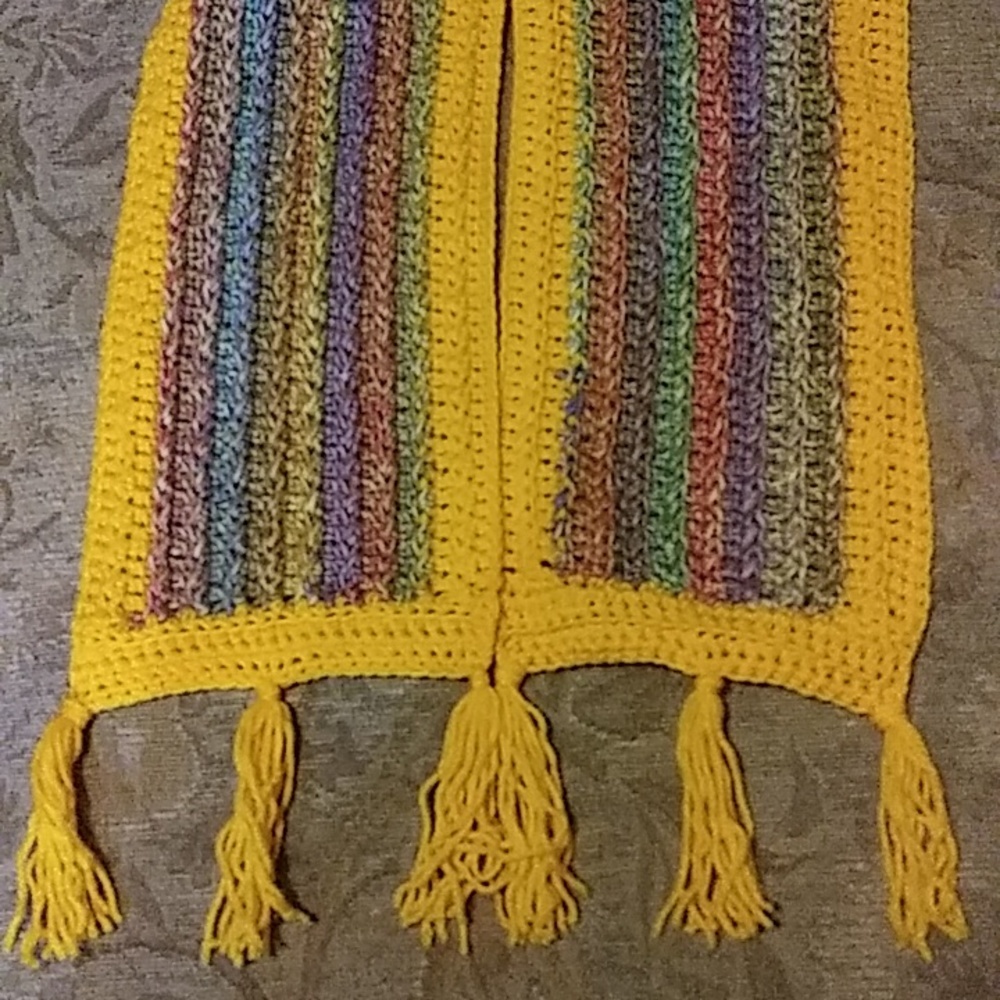 Handmade Colorful Scarf - Picture 8 of 8